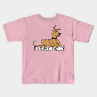 Dane Laying Down Kids T-Shirt